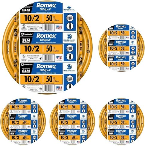Southwire 28829021 25' 10/2 مع العلامة التجارية Romex الأرض SIMpull in Kuwait