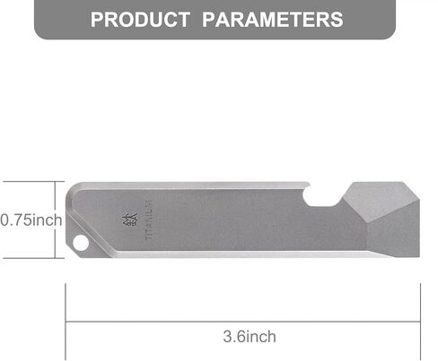BANG TI Titanium EDC قضيب رفع مع وظيفة فتاحة الزجاجات أداة محمولة متعددة in Kuwait