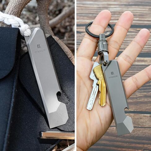 BANG TI Titanium EDC قضيب رفع مع وظيفة فتاحة الزجاجات أداة محمولة متعددة in Kuwait