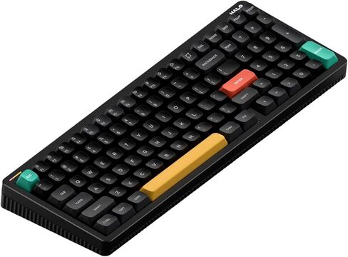 nuphy Halo V2 IO Wireless Mechanical Keyboard with PBT Keycaps,Hot Swappable Custom Gaming Keyboard,Aluminum Alloy Frame,RGB Backlit,Gasket Structure,BT5.0/USB-C/2.4GHz Low Latency Office Keyboards in Saudi Arabia