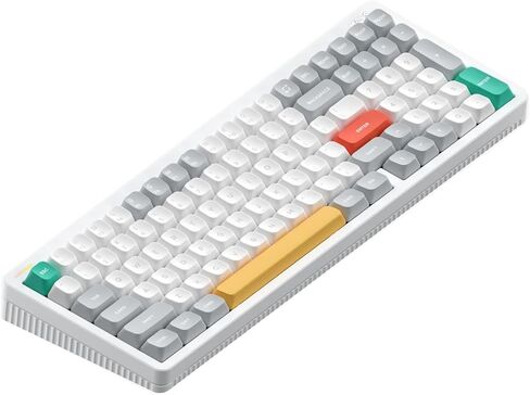 nuphy Halo V2 IO Wireless Mechanical Keyboard with PBT Keycaps,Hot Swappable Custom Gaming Keyboard,Aluminum Alloy Frame,RGB Backlit,Gasket Structure,BT5.0/USB-C/2.4GHz Low Latency Office Keyboards in Saudi Arabia