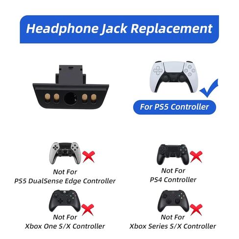 New 3.5mm Audio Headset Headphone Plug Jack Female Connector Charge Port Socket Replacement for PS5 Controller BDM-010/020/030/040 in Saudi Arabia