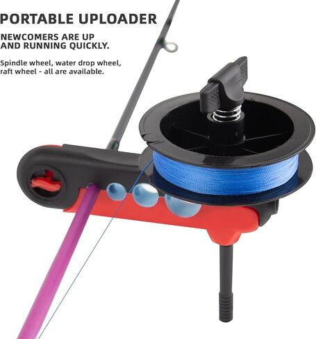 2PC Fishing Line Counter and Fishing Line Spooler Set, Universal Rod Clamp 4 Sizes Silicone-Protected Spooler, 0-999M Depth Gauge Counter,Smooth Winding System for Spinning/Baitcasting Reels in Saudi Arabia