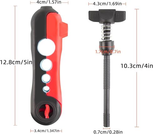 2PC Fishing Line Counter and Fishing Line Spooler Set, Universal Rod Clamp 4 Sizes Silicone-Protected Spooler, 0-999M Depth Gauge Counter,Smooth Winding System for Spinning/Baitcasting Reels in Saudi Arabia