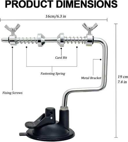 Fishing Line Spooler, Portable Spooling Station Anti-Twist & Snarl-preventing Design for Spinning & Baitcasting Reels, Adjustable Winder Fits Multiple Spool Sizes in Saudi Arabia