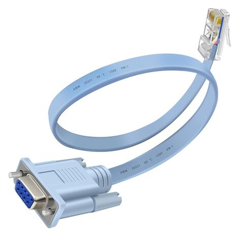 RS232 to RJ45 Cable Console Cable Serial Cable RJ45 to DB9 Compatible Cisco Routers, Switches, Firewalls, Drahtlosen Devices and More in Kuwait