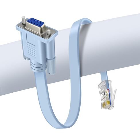 RS232 to RJ45 Cable Console Cable Serial Cable RJ45 to DB9 Compatible Cisco Routers, Switches, Firewalls, Drahtlosen Devices and More in Kuwait