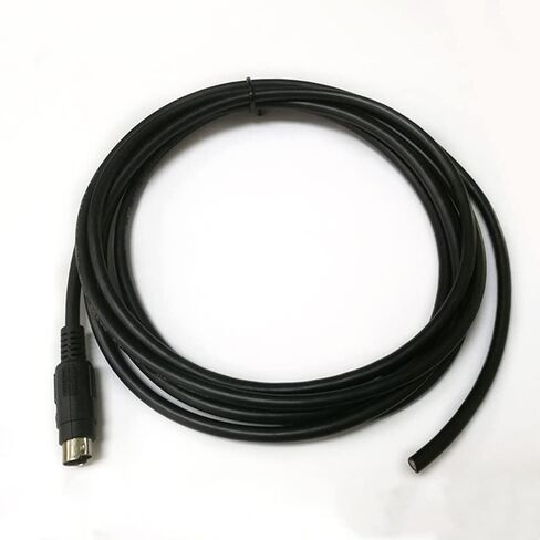GT10-C30R4-8P Applicable Touch Screen GT1020 GT1030 and FX Series PLC Communication Cable Round 8-pin (Black 5m) in Saudi Arabia