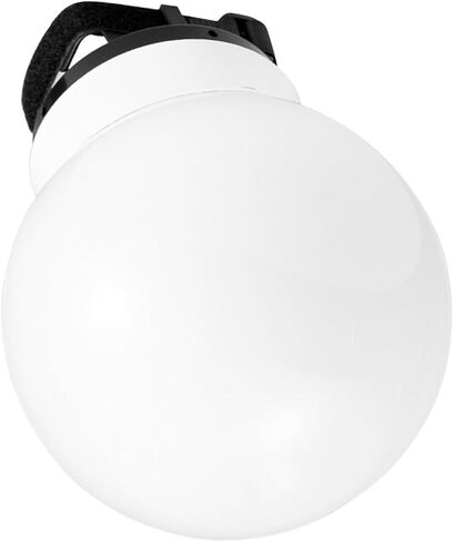 Cuifati 20.5cm Spherical Flash Diffuser, 360 Even Illumination with Seamless Light Transition, High Reflective Interior for Soft Lighting, Compatible with Most Square Head Speedlights in Saudi Arabia