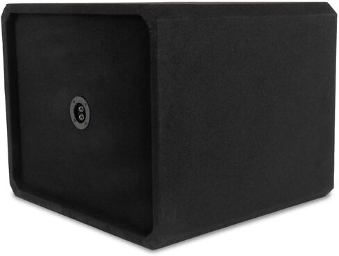NVX NE151P Single 15" Slot Ported Subwoofer Enclosure – 3.5 Cu Ft MDF Sub Box with Polyfill, 38Hz Tuning, Spring Terminals, Black Carpet Finish in Saudi Arabia