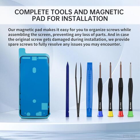 [Soft OLED] for iPhone 13 Screen Replacement with Front Speaker Proximity Sensor 3D Touch Display Digitizer 6.1" Full Assembly Fix Tools Kit Repair Front Glass A2631 A2633 A2634 A2635 A2482 in Saudi Arabia