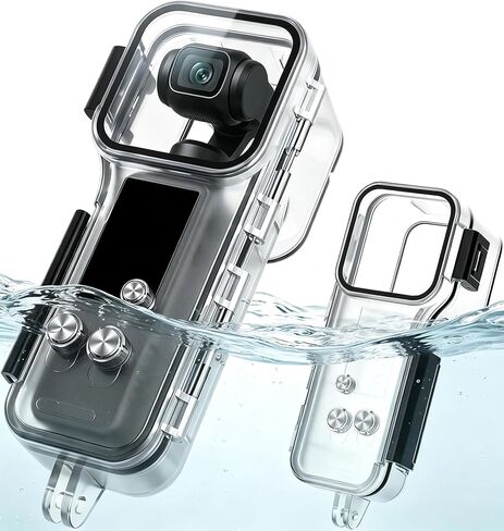 حافظة مقاومة للماء لـ DJI Osmo Pocket 4، حافظة غوص غطاء حماية مقاوم للماء ملحقات حماية تحت الماء 50 متر لـ DJI Osmo Pocket 4 in Kuwait