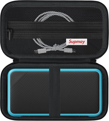 Supmay Carrying Case متوافقة مع وحدة التحكم في لعبة R36 Max Retro باليد ، حقيبة سفر في ألعاب الفيديو مع شحن كابل ، بطاقة TF ، يدوي ، أسود in Saudi Arabia