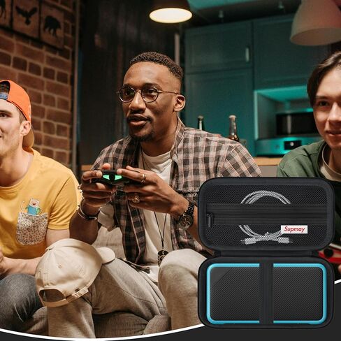 Supmay Carrying Case متوافقة مع وحدة التحكم في لعبة R36 Max Retro باليد ، حقيبة سفر في ألعاب الفيديو مع شحن كابل ، بطاقة TF ، يدوي ، أسود in Saudi Arabia