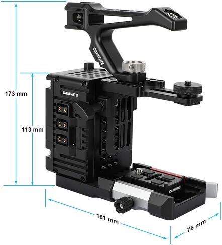 CAMVATE Adjustable Camera cage Expansion Module with Top Handle-26027 in Saudi Arabia