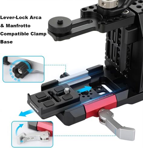 CAMVATE Adjustable Camera cage Expansion Module with Top Handle-26027 in Saudi Arabia