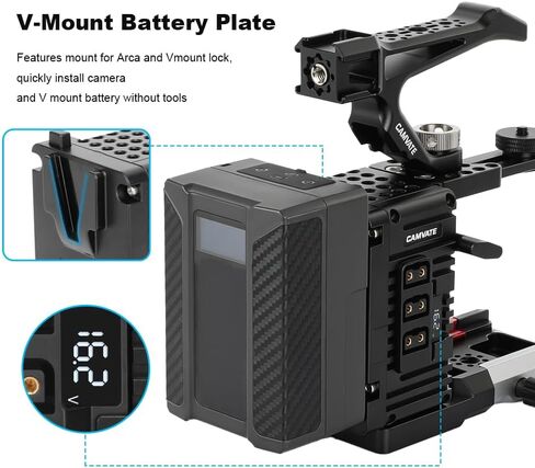 CAMVATE Adjustable Camera cage Expansion Module with Top Handle-26027 in Saudi Arabia