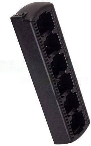 Six Bay Rapid Desk Charger for Motorola RMU2040 Rechargeable Two Way Radio (Slim Design) in Saudi Arabia