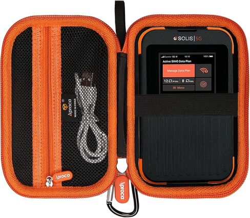 Aproca Case Compatible with SIMO Solis Pro – Mobile 5G Hotspot Power Bank, Hard Storage Portable Bag for Accessories (Case Only) in Saudi Arabia