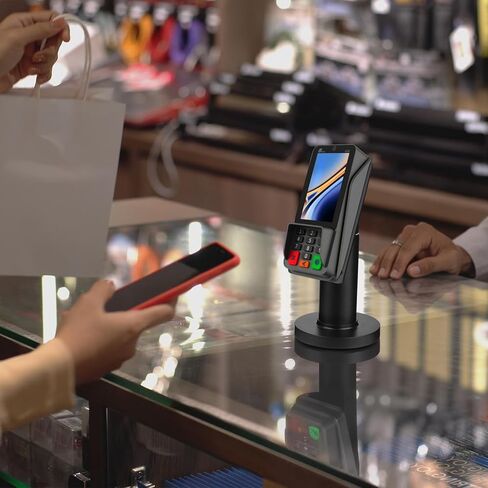 حامل طرفي لنقاط البيع لبطاقة الائتمان Homakover لـ Pax A35، Pax S300، عرض مشبك قابل للتعديل مع إمالة، حامل دفع بدون تلامس in Saudi Arabia