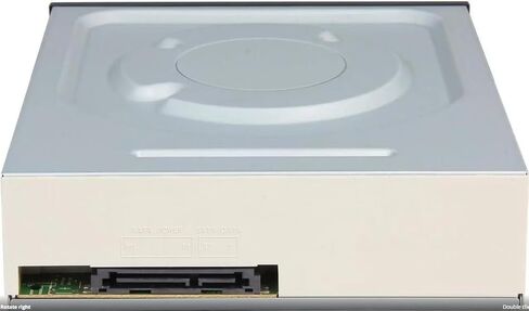 LITE-ON iHAS324-07 24X SATA محرك أقراص DVD/CD داخلي، محرك أقراص DVD±RW ثنائي الطبقة، ناسخ أقراص CD-R 48X، أسود in Kuwait