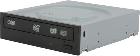 LITE-ON iHAS524-T06 24X محرك ناسخ أقراص DVD/CD داخلي SATA مع علامة التسمية، 12X DVD+R DL، 48X CD-R، أسود in Kuwait