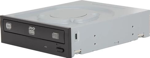 LITE-ON iHAS324-99 24X SATA DVD/CD ناسخ أقراص DVD/CD داخلي، 12X DVD+R DL، 8X DVD+RW، 6X DVD-RW، 48X CD-R، محرك أقراص ضوئي أسود in Kuwait