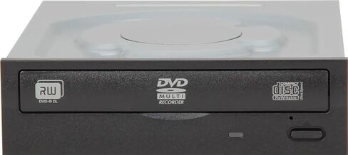 LITE-ON iHAS324-99 24X SATA DVD/CD ناسخ أقراص DVD/CD داخلي، 12X DVD+R DL، 8X DVD+RW، 6X DVD-RW، 48X CD-R، محرك أقراص ضوئي أسود in Kuwait