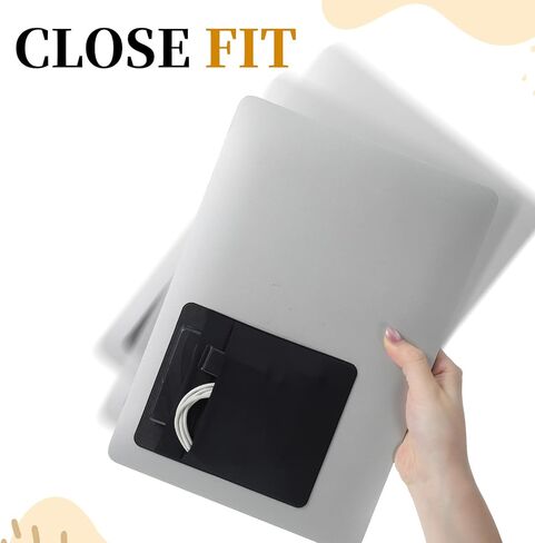 Portable Hard Drive Sleeve for Laptop, 2-Pocket Mouse Holder for Laptop External Hard Drive Sleeve Mouse Pocket for Laptops SSD Holder for Laptops Compatible with External 2.5" HDD in Saudi Arabia