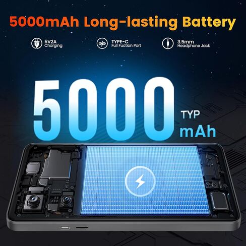 جهاز لوحي Android 15 مقاس 8.7 بوصات، كمبيوتر لوحي صغير بقدرة 5000 مللي أمبير في الساعة، واي فاي ثنائي النطاق وBT5.0، ذاكرة وصول عشوائي 11 جيجابايت وذاكرة وصول عشوائي 64 جيجابايت، 1 تيرابايت قابل للتوسيع، كمبيوتر لوحي بشاشة IPS HD، دعم الكمبيوتر اللوحي للأ in Saudi Arabia