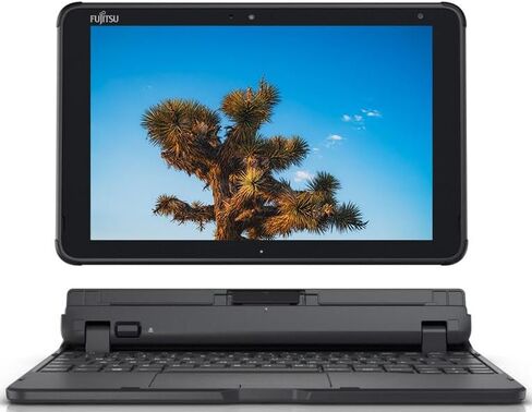 Fujitsu Tablet Stylistic Q5010 Tablet, 10.1in FHD (1920×1020) Touch Windows 11, Intel Celeron N4020, 4GB RAM, 64GB SSD, 2×Webcam, Japanese Keyboard (Renewed) in Saudi Arabia