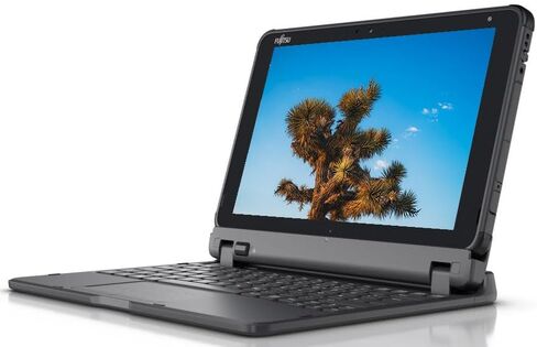 Fujitsu Tablet Stylistic Q5010 Tablet, 10.1in FHD (1920×1020) Touch Windows 11, Intel Celeron N4020, 4GB RAM, 64GB SSD, 2×Webcam, Japanese Keyboard (Renewed) in Saudi Arabia