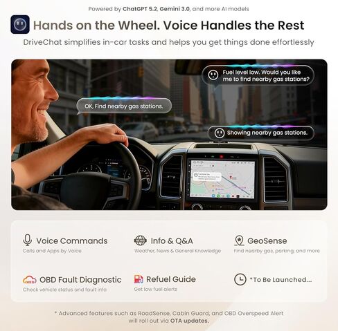 ATOTO S8L 7 بوصة AI Android Double Din ستيريو سيارة، مع OBD، CarPlay اللاسلكي وAndroid Auto، 4G+64G، 4G SIM/Wi-Fi، AI Agent، DSP 32Band EQ/SCVC، HDMI داخلي/خارجي، مسار GPS، HD LRV in Kuwait