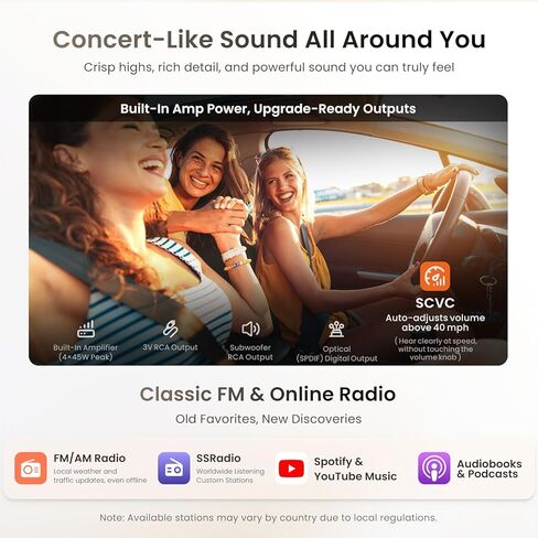 ATOTO S8L 7 بوصة AI Android Double Din ستيريو سيارة، مع OBD، CarPlay اللاسلكي وAndroid Auto، 4G+64G، 4G SIM/Wi-Fi، AI Agent، DSP 32Band EQ/SCVC، HDMI داخلي/خارجي، مسار GPS، HD LRV in Kuwait