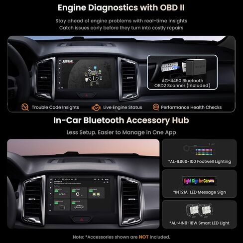 ATOTO S8L 7 بوصة AI Android Double Din ستيريو سيارة، مع OBD، CarPlay اللاسلكي وAndroid Auto، 4G+64G، 4G SIM/Wi-Fi، AI Agent، DSP 32Band EQ/SCVC، HDMI داخلي/خارجي، مسار GPS، HD LRV in Kuwait