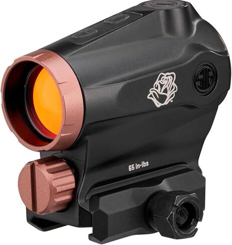 SIG SAUER SOR5X171 Romeo5X Gen II 1x20 mm Red Dot Sight | Rugged Compact IPX-7 Waterproof Rifle Shooting Sight w/ 12 Illumination Settings | 2 MOA Red Dot/65 MOA Circle Reticle | 50,000 hrs Run Time in Saudi Arabia