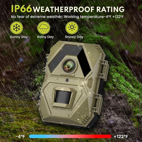 Mini Trail Camera 1440P 36MP,Game Camera with Night Vision 0.2s Trigger Time Motion Activated Waterproof 120° Trail Cam for Wildlife Monitoring with Card Reader 32GB SD Card in Saudi Arabia