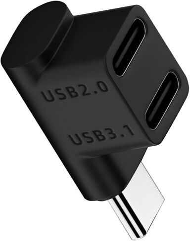 CHICHIYANG 100W 2 Type-C أنثى إلى 1 Type-C ذكر محول لوحدة تحكم ألعاب سطح البخار nn in Saudi Arabia