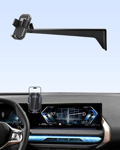 حامل هاتف السيارة PZK لسيارات BMW X3 2018-2021/ BMW X4 2019-2021 ملحقات شاشة 10.25/10.3 بوصة مشبك ثابت متوافق مع حامل الهاتف Magsafe مع صندوق تخزين النظارات الشمسية دوران 360 درجة لا يؤثر على فتحة التهوية in Kuwait