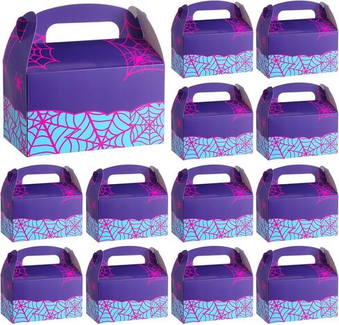 Marspark 24 Pack Cartoon Animation Party Hife Joxes/Cartoon Candy Joxes ، حقائب حمل ، أكياس هدايا للبالغين لوازم حفلة عيد ميلاد (نمط زهرة) in Saudi Arabia