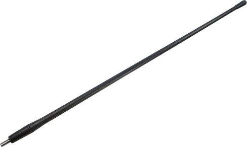 AntennaMastsRus - 17 Inch All-Terrain Flexible Rubber Antenna is Compatible with Kawasaki Vulcan Vaquero | Voyager (2009-2023) (All Models) - Spring Steel Internal Core in Saudi Arabia