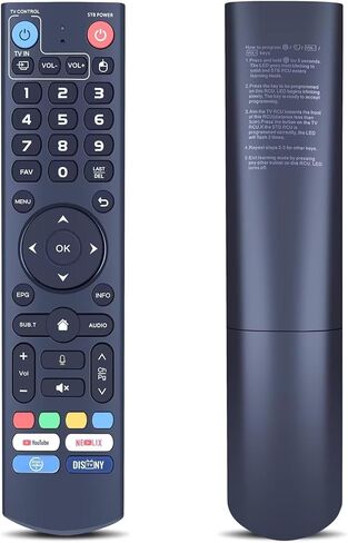 Easy to Use Backlit Remote for vSeeBox V5 Pro, V3 Plus, V2 Pro, V1 Pro, V1 Max, Elite, Max, Voice Remote Replacement with Strong Signal and Smooth Control in Saudi Arabia