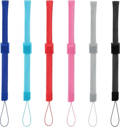 12 Pcs Hand Wrist Straps, Adjustable Phone Lanyards for Cell Phone Multi Purpose Wristbands Strap Wristlet Wristband with Lock for Wii Remote Controller Mobile Phones Mp3 Digital Camer in Saudi Arabia