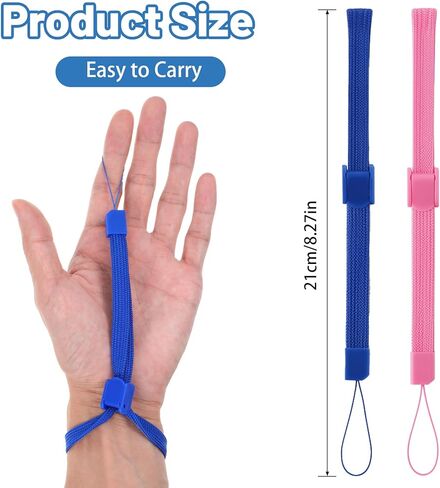 12 Pcs Hand Wrist Straps, Adjustable Phone Lanyards for Cell Phone Multi Purpose Wristbands Strap Wristlet Wristband with Lock for Wii Remote Controller Mobile Phones Mp3 Digital Camer in Saudi Arabia