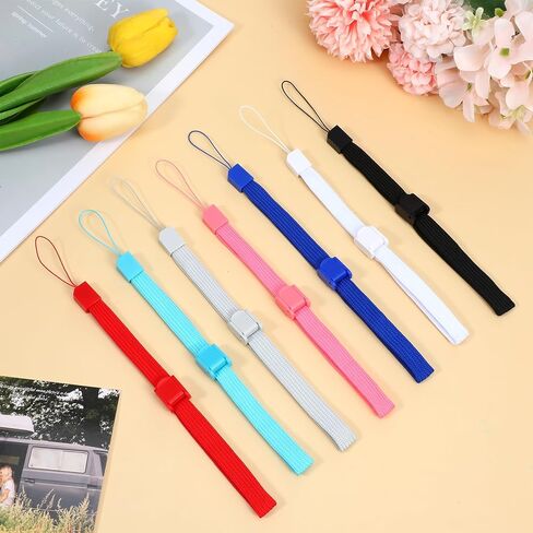 12 Pcs Hand Wrist Straps, Adjustable Phone Lanyards for Cell Phone Multi Purpose Wristbands Strap Wristlet Wristband with Lock for Wii Remote Controller Mobile Phones Mp3 Digital Camer in Saudi Arabia