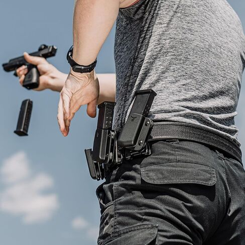 OWB Single Mag Pouch for 2011, STI - USA Made - Signature Pro Single Magazine Carrier with Tek-Lok Belt Attachment Clip by Blade-Tech Holsters in Saudi Arabia