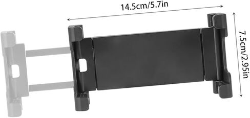 OSALADI Car Headrest Holder Swivel Phone Tablet Mount Black No Comfortable Viewing Angle in Saudi Arabia
