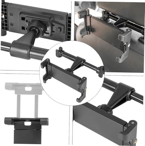OSALADI Car Headrest Holder Swivel Phone Tablet Mount Black No Comfortable Viewing Angle in Saudi Arabia