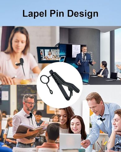 USB Lavalier Microphone for Computer, Omnidirectional Condenser USB-A Computer Microphone for Laptop, PC and Mac, Perfect Podcasting, Gaming, Streaming and Desktop Mic, 2M Cable in Saudi Arabia