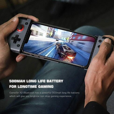 وحدة تحكم الألعاب المحمولة GameSir X2 Bluetooth، وحدة تحكم الهاتف لأجهزة Android وiOS، قبضة وحدة تحكم الألعاب المحمولة اللاسلكية (متجددة) in Saudi Arabia
